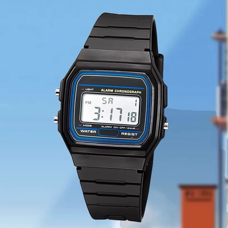 Top Brand Simple Square LED Wristwatch Fashion Sports Men'S Digital Watches Causal Silicone Mens Electronic Clock Gifts for Men