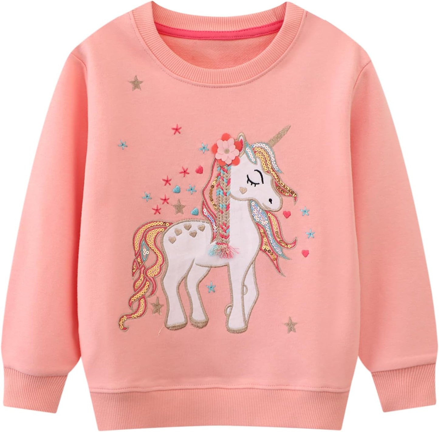 Toddler Girl Sweatshirt Clothes Outfit,Cotton Crewneck Christmas Clothing