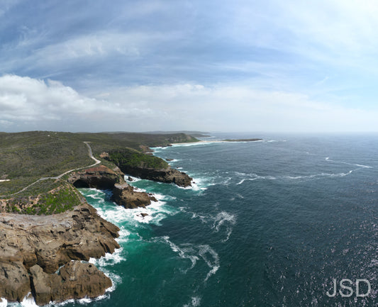 Coast line from above