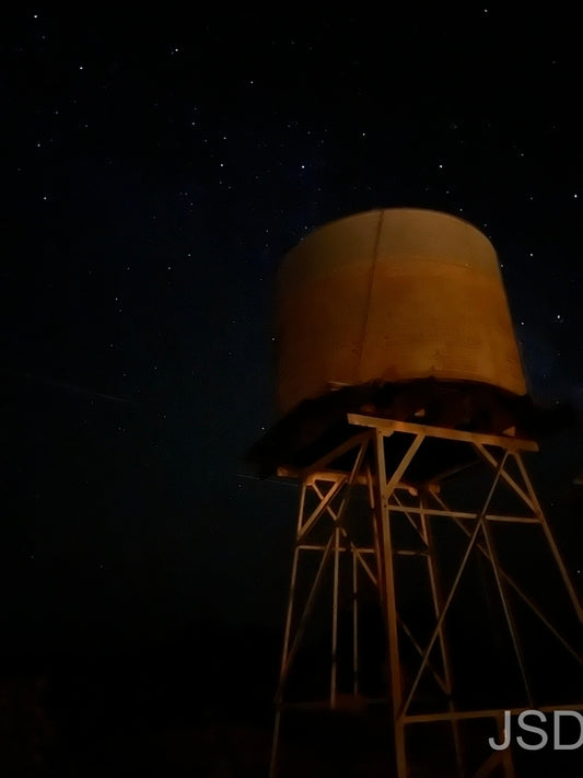 Water tank and stars